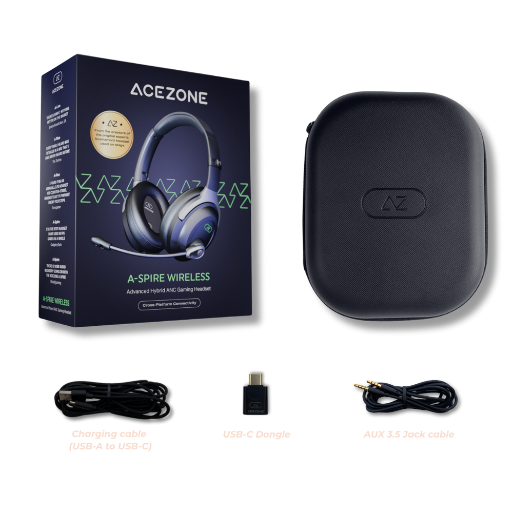 A-Spire Wireless - Hybrid ANC Gaming Headset for cross-platform A-Spire Wireless - Hybrid ANC Gaming Headset for cross-platform